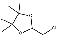 1,3-Dioxolane, 2-(chloromethyl)-4,4,5,5-tetramethyl- Structure