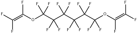 Hexane, 1,1,2,2,3,3,4,4,5,5,6,6-dodecafluoro-1,6-bis[(1,2,2-trifluoroethenyl)oxy]- Structure