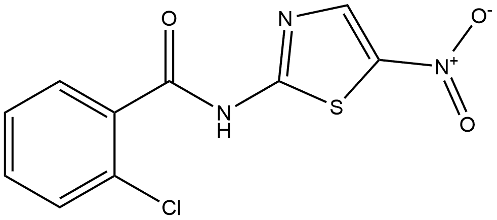 2-Chloro-N-(5-nitro-2-thiazolyl)benzamide Structure