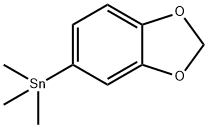 [3,4-(Methylenedioxy)phenyl]trimethylstannane Structure