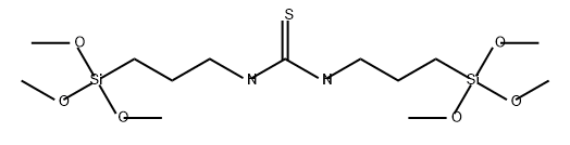 Thiourea, N,N'-bis[3-(trimethoxysilyl)propyl]- 구조식 이미지