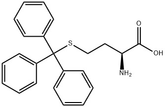 L-Homocysteine, S-(triphenylmethyl)- Structure