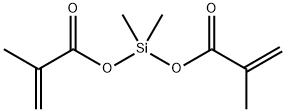 2-Propenoic acid, 2-methyl-, 1,1'-(dimethylsilylene) ester Structure