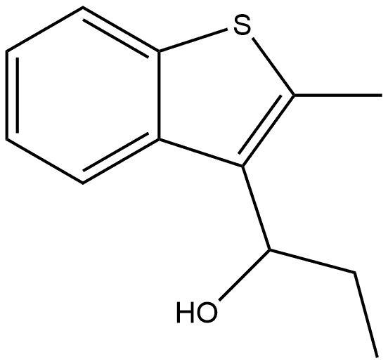 α-Ethyl-2-methylbenzo[b]thiophene-3-methanol Structure