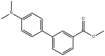 [1,1'-Biphenyl]-3-carboxylic acid, 4'-(dimethylamino)-, methyl ester Structure