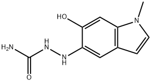 Hydrazinecarboxamide, 2-(6-hydroxy-1-methyl-1H-indol-5-yl)- Structure