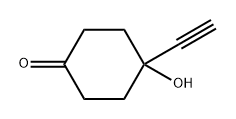 Cyclohexanone, 4-ethynyl-4-hydroxy- Structure