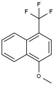 Naphthalene, 1-methoxy-4-(trifluoromethyl)- Structure