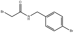 Acetamide, 2-bromo-N-[(4-bromophenyl)methyl]- Structure