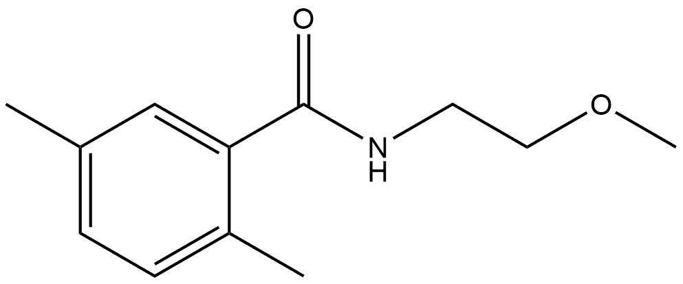 N-(2-Methoxyethyl)-2,5-dimethylbenzamide 구조식 이미지