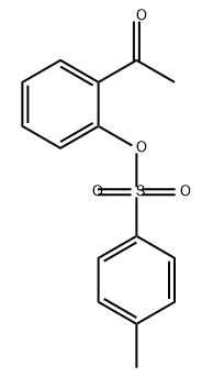 Ethanone, 1-[2-[[(4-methylphenyl)sulfonyl]oxy]phenyl]- 구조식 이미지