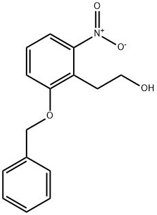 Benzeneethanol, 2-nitro-6-(phenylmethoxy)- Structure