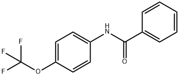 Benzamide, N-[4-(trifluoromethoxy)phenyl]- Structure