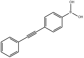 Boronic acid, B-[4-(2-phenylethynyl)phenyl]- Structure