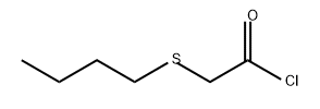 Acetyl chloride, 2-(butylthio)- 구조식 이미지