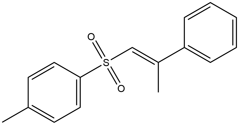 1-Methyl-4-[[(1E)-2-phenyl-1-propen-1-yl]sulfonyl]benzene Structure