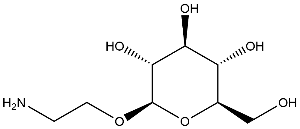 β-D-Glucopyranoside, 2-aminoethyl Structure