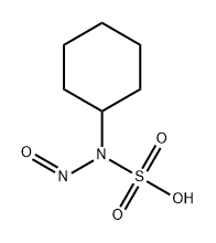 Sulfamic acid, N-cyclohexyl-N-nitroso- Structure
