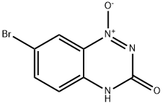 1,2,4-Benzotriazin-3(4H)-one, 7-bromo-, 1-oxide Structure