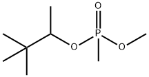 Phosphonic acid, P-methyl-, methyl 1,2,2-trimethylpropyl ester 구조식 이미지