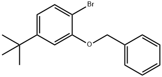 2-(Benzyloxy)-1-bromo-4-(tert-butyl)benzene Structure