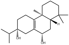 (2R)-1,2,3,4,4b,5,6,7,8,8aβ,9,10-Dodecahydro-4bα,8,8-trimethyl-2-isopropyl-2α,10α-phenanthrenediol 구조식 이미지