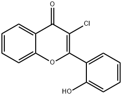 3-Chloro-2-(2-hydroxyphenyl)-4H-chromen-4-one Structure