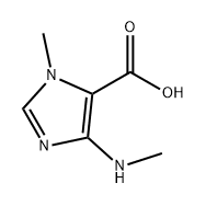 1H-Imidazole-5-carboxylic acid, 1-methyl-4-(methylamino)- 구조식 이미지
