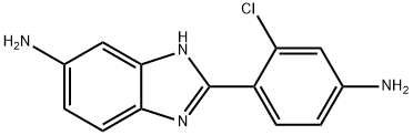 1H-Benzimidazol-6-amine, 2-(4-amino-2-chlorophenyl)- 구조식 이미지