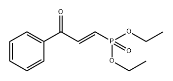 (E)-Diethyl (3-oxo-3-phenylprop-1-en-1-yl)phosphonate Structure