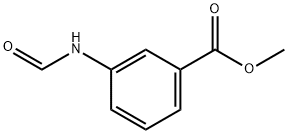 Benzoic acid, 3-(formylamino)-, methyl ester 구조식 이미지