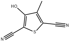 3-hydroxy-4-methylthiophene-2,5-dicarbonitrile Structure