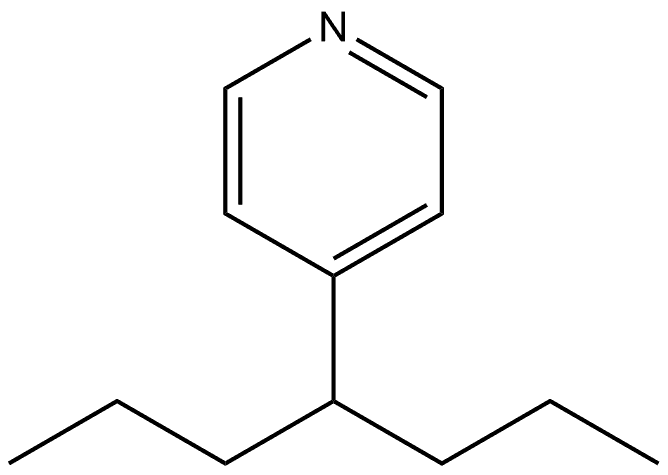 4-(1-Propylbutyl)pyridine 구조식 이미지