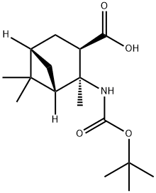 Boc-NH-2,6,6-Me3-BCheptane-COOH(S,S,R,S) Structure