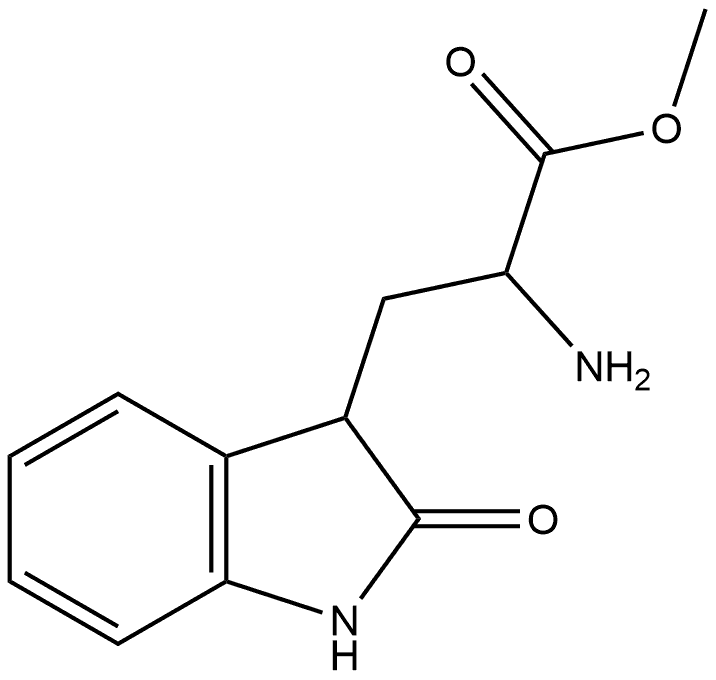 DL-2,3-dihydro-2-oxo-Tryptophan methyl ester Structure