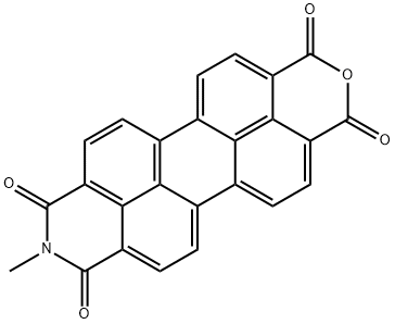 1H-2-Benzopyrano[6',5',4':10,5,6]anthra[2,1,9-def]isoquinoline-1,3,8,10(9H)-tetrone, 9-methyl- Structure