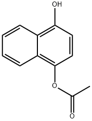 1,4-Naphthalenediol, 1-acetate 구조식 이미지