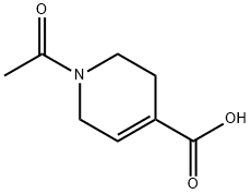 1-acetyl-1,2,3,6-tetrahydropyridine-4-carboxylic acid Structure