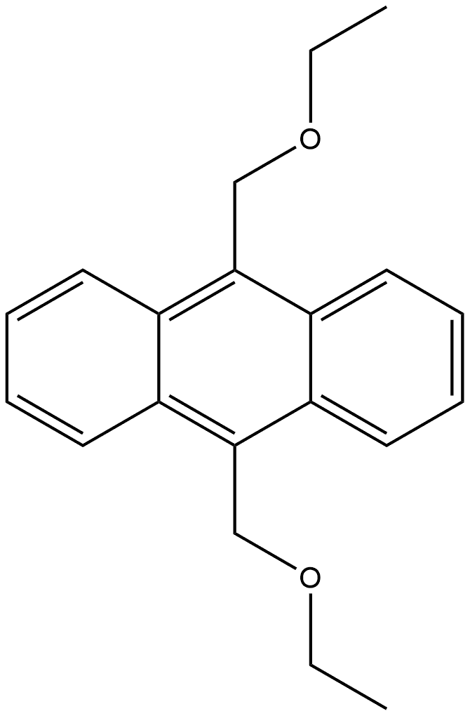 9,10-Bis-ethoxymethyl-anthracen Structure