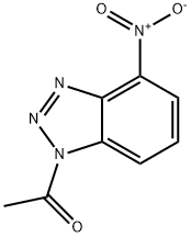 Ethanone, 1-(4-nitro-1H-benzotriazol-1-yl)- Structure