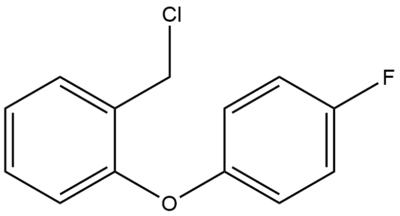 1-(Chloromethyl)-2-(4-fluorophenoxy)benzene Structure