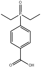 Benzoic acid, 4-(diethylphosphinyl)- 구조식 이미지