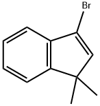 1H-Indene, 3-bromo-1,1-dimethyl- Structure