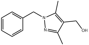 1H-Pyrazole-4-methanol, 3,5-dimethyl-1-(phenylmethyl)- Structure