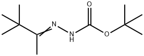 Hydrazinecarboxylic acid, 2-?(1,?2,?2-?trimethylpropylidene?)?-?, 1,?1-?dimethylethyl ester 구조식 이미지