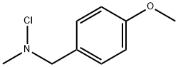 Benzenemethanamine, N-chloro-4-methoxy-N-methyl- 구조식 이미지