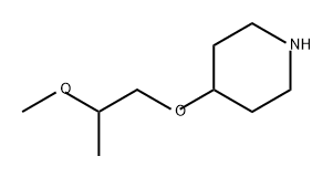 Piperidine, 4-(2-methoxypropoxy)- Structure