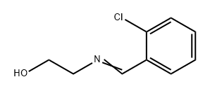 Ethanol, 2-[[(2-chlorophenyl)methylene]amino]- 구조식 이미지