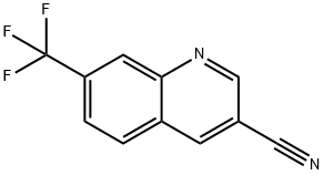 7-(Trifluoromethyl)quinoline-3-carbonitrile 구조식 이미지