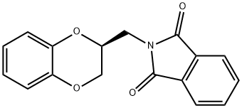 1H-Isoindole-1,3(2H)-dione, 2-[[(2S)-2,3-dihydro-1,4-benzodioxin-2-yl]methyl]- 구조식 이미지